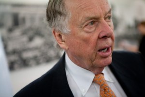 T. Boone Pickens. Photo by Brandon Hoffman. 